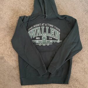Wallen Dark Green Hoodie - Men's Sweatshirt